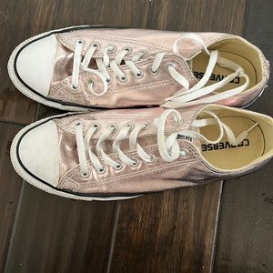 Converse chuck taylor rose gold quartz size 10 mens 12 womens